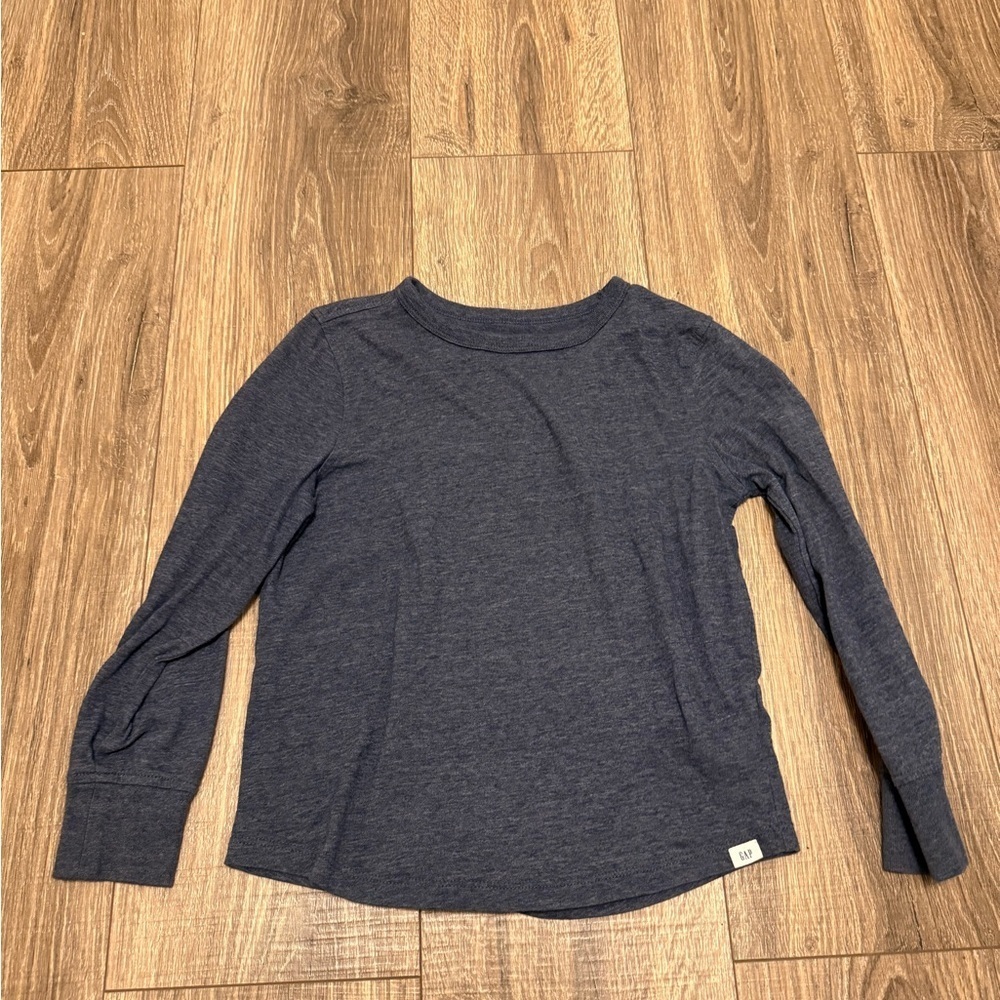 Gap Kids Navy Blue Long Sleeve T Shirt Size Small
